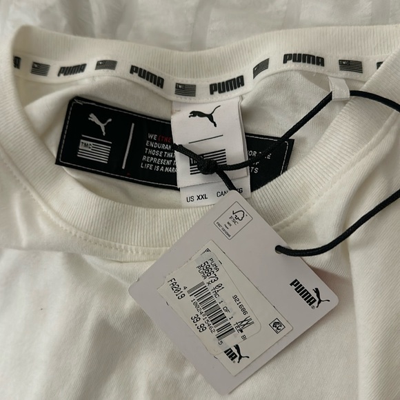 Puma / TMC puma marathon Collab, Nipsey Hussle, White Short Sleeve Tee - Picture 2 of 7